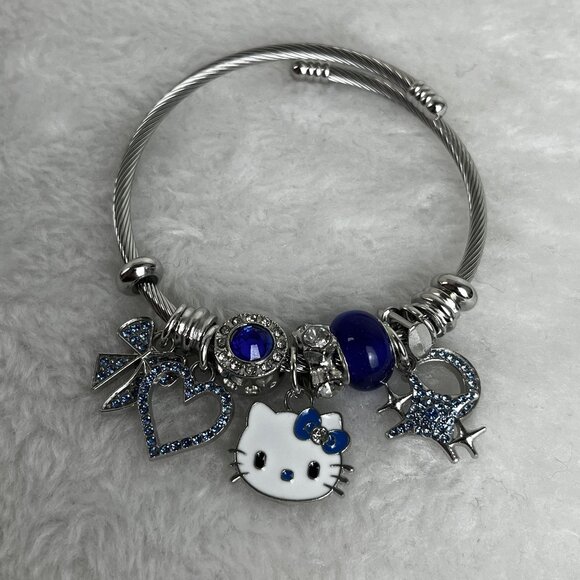Hello Kitty Jewelry - Blue Hello Kitty Bracelet cute